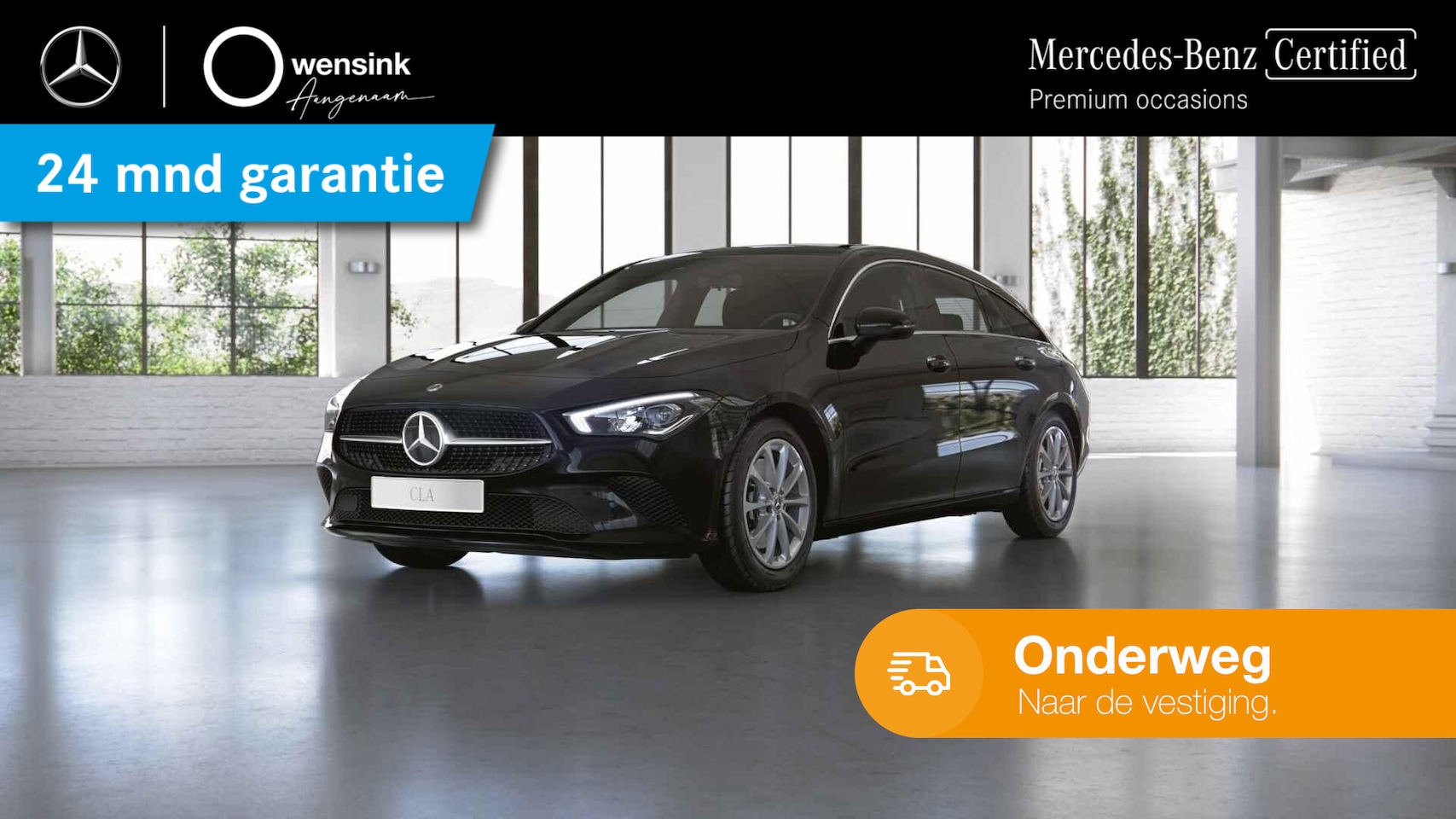 Mercedes-Benz CLA-klasse Shooting Brake - 250 e Business Line | Panoramadak | Widescreen | Stoelverwarming | Parkeercamera | LED | - AutoWereld.nl