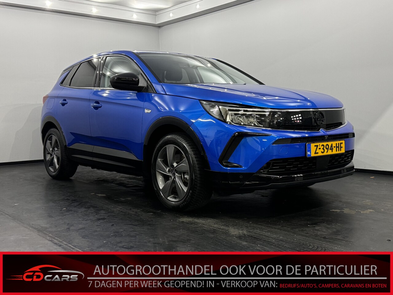 Opel Grandland - 1.6 Turbo Hybrid GS Half leder, 360 Camera, Navi, Clima, Virtual desk, Stuurverwarming - AutoWereld.nl