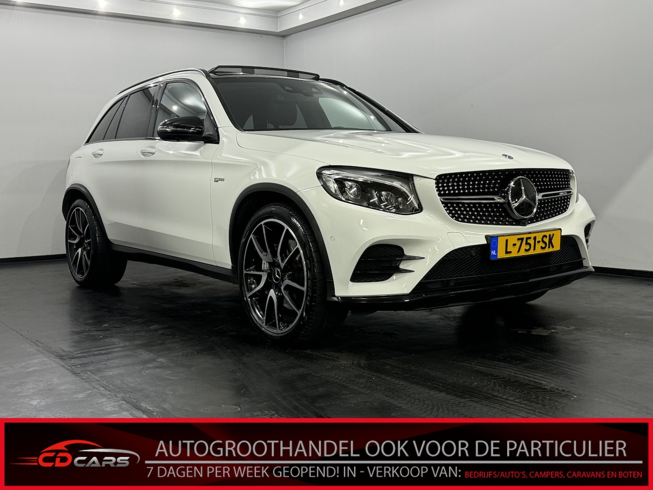 Mercedes-Benz GLC-klasse - AMG 43 4MATIC Pano, 360 Camera, Burmester geluid, Navi, Half leder, 368 PK - AutoWereld.nl