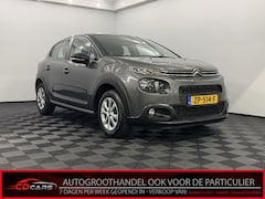 Citroën C3 - 1.2 PureTech S&S Feel Clima, Parkeer sensoren, Navi, Cruise control, Rijstrook correctie