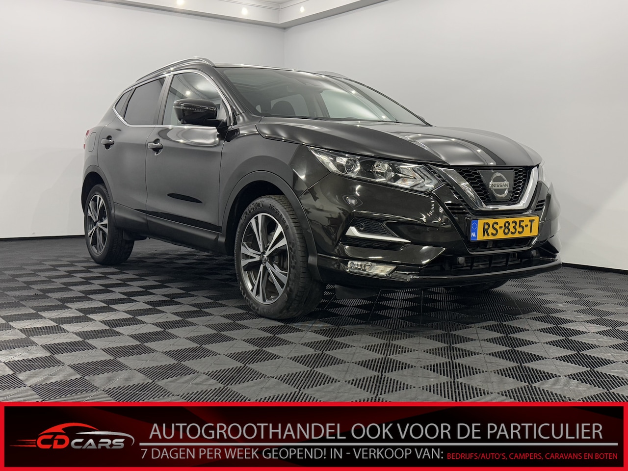 Nissan Qashqai - 1.2 N-Connecta Pano, 360 Camera, Navi, Keyless start, Cruise control, Rijstrook correctie - AutoWereld.nl