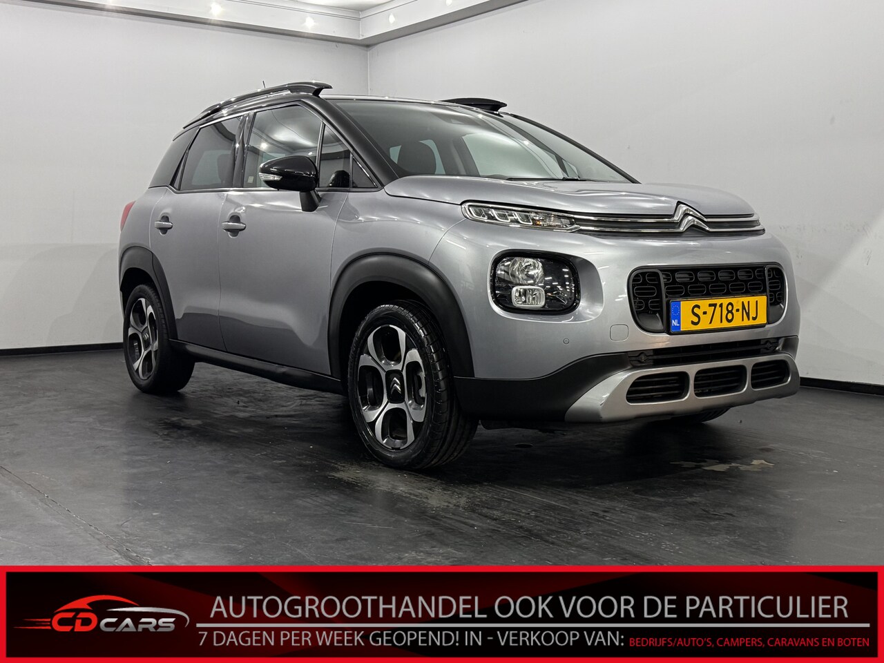 Citroën C3 Aircross - 1.2 PureTech Feel Clima, Navi, Parkeer sensoren, Keyless start, Cruise control - AutoWereld.nl