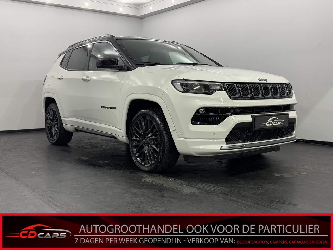 Jeep Compass - 4xe 240 Plug-in Hybrid Electric S Leder, Camera, Navi, Keyless start, Cruise control Adapt - AutoWereld.nl