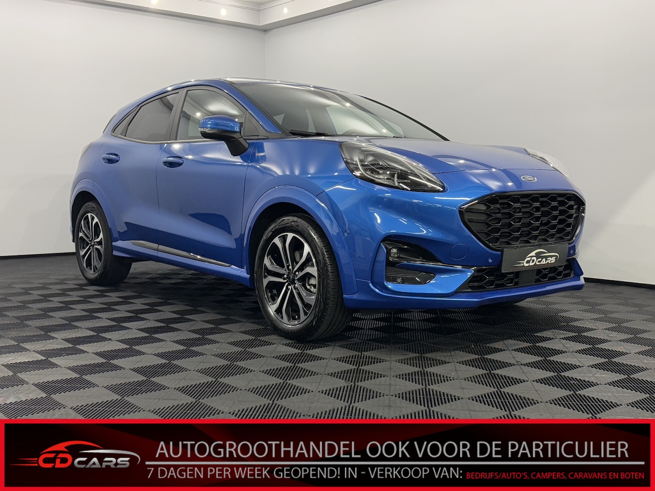 Ford Puma - 1.0 EcoBoost Hybrid ST-Line Clima, Navi, Camera, Winterpakket, Virtual desk, Keyless start - AutoWereld.nl