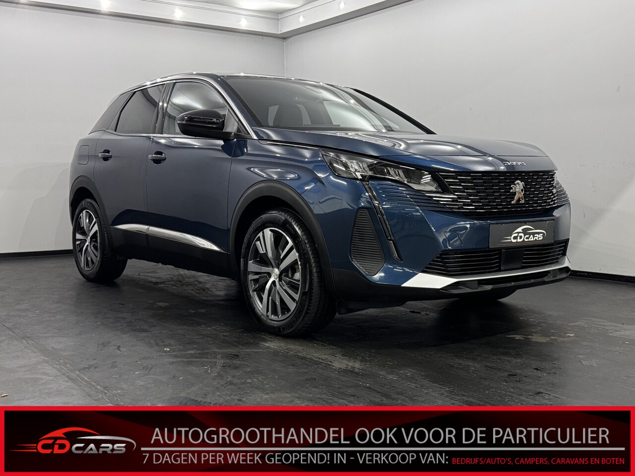 Peugeot 3008 - 1.6 HYbrid 225 Allure Half leder, Camera, Navi, Virtual desk, Rijstrook correctie, 1 jaar - AutoWereld.nl