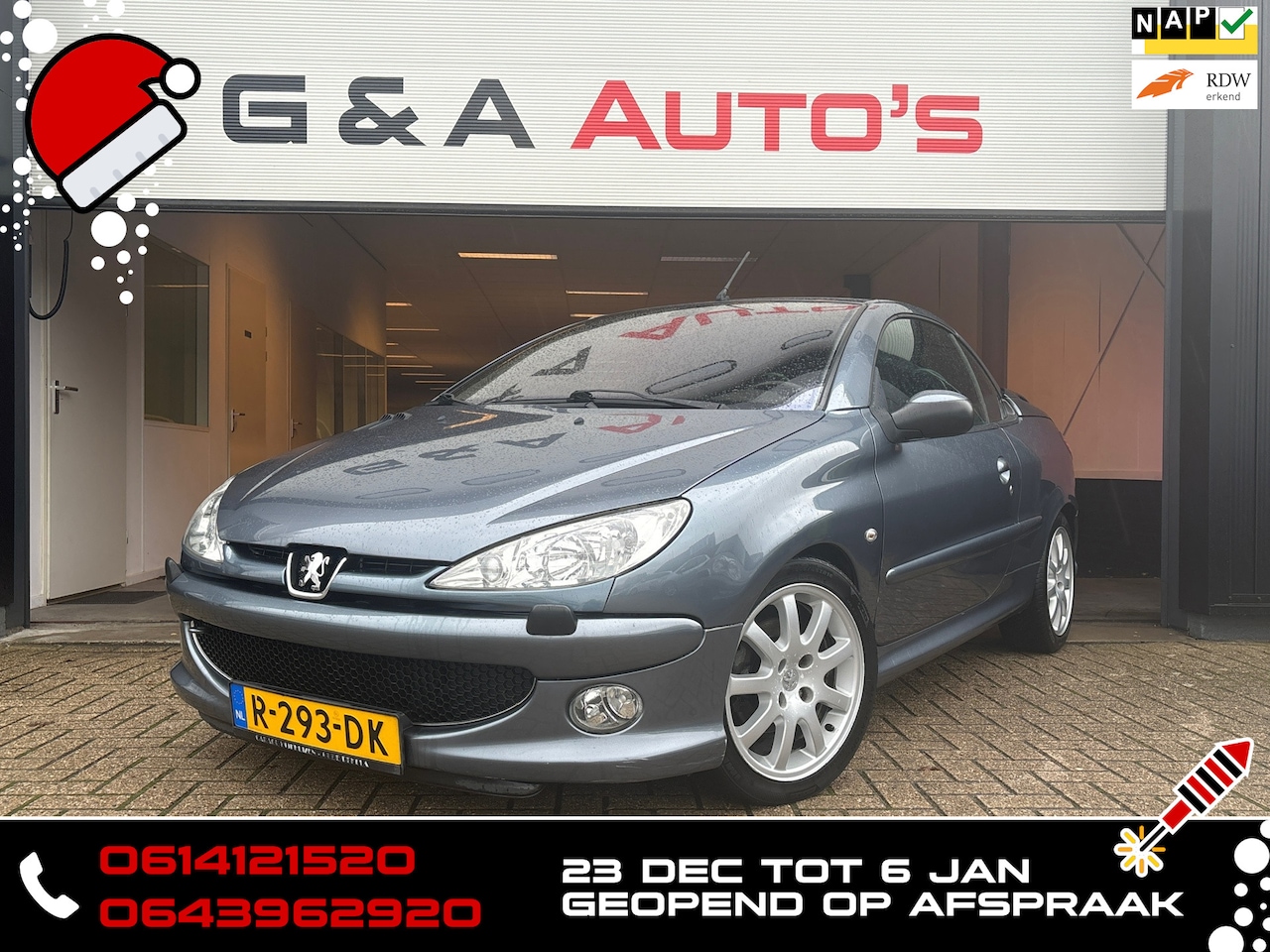 Peugeot 206 CC - 1.6-16V AIRCO / STOELVERW / CAMERA / LMV / LEDER - AutoWereld.nl