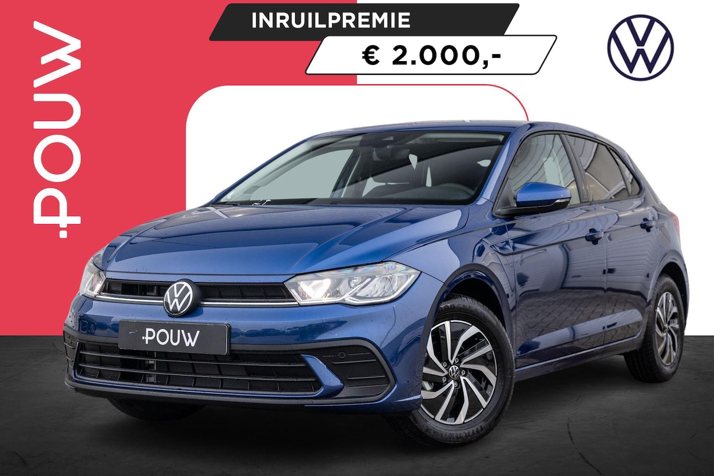 Volkswagen Polo - 1.0 TSI 95pk Life Edition | LMV 15" | Cruise Control Adaptief - AutoWereld.nl