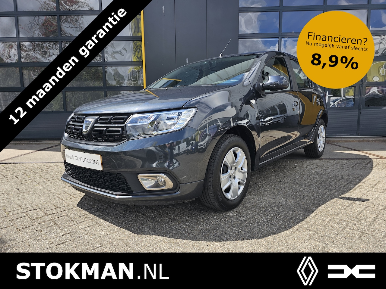 Dacia Sandero - 1.0 TCe 100 Bi-Fuel Comfort | Navigatie | Cruise | Airco | Parkeersensoren | Losse dakdrag - AutoWereld.nl