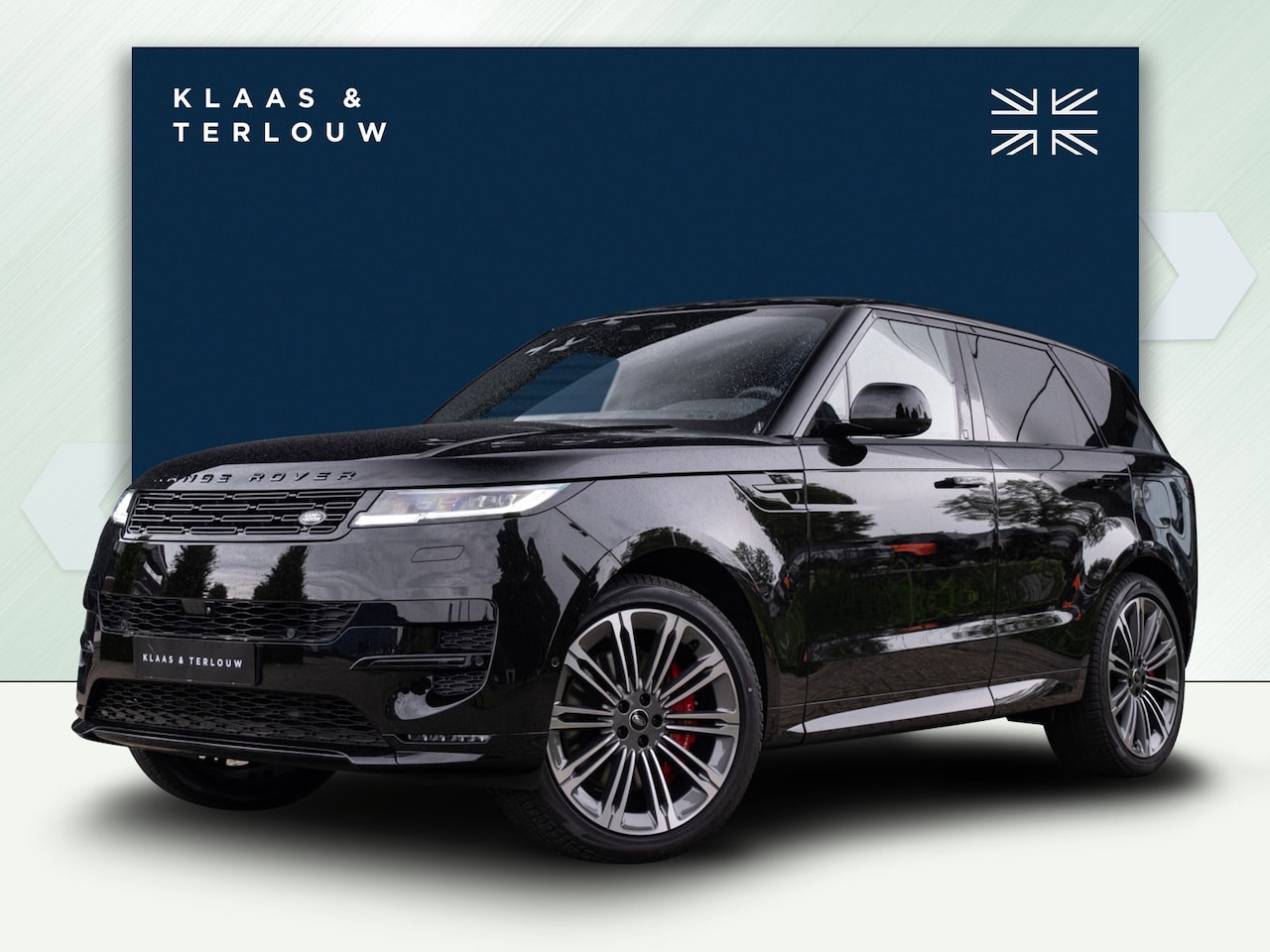 Land Rover Range Rover Sport - 3.0 P460e Dynamic SE PHEV / Santorini Black / 23 Inch velgen / Ebony interieur - AutoWereld.nl