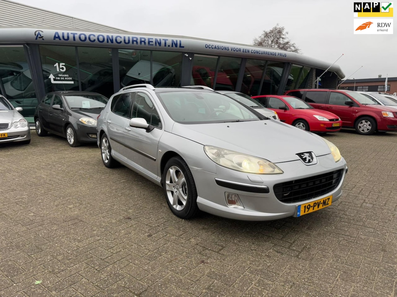 Peugeot 407 SW - 3.0-24V V6 XS Pack 3.0-24V V6 XS Pack, Automaat, Xenon, Leder, Navi, Trekhaak. - AutoWereld.nl