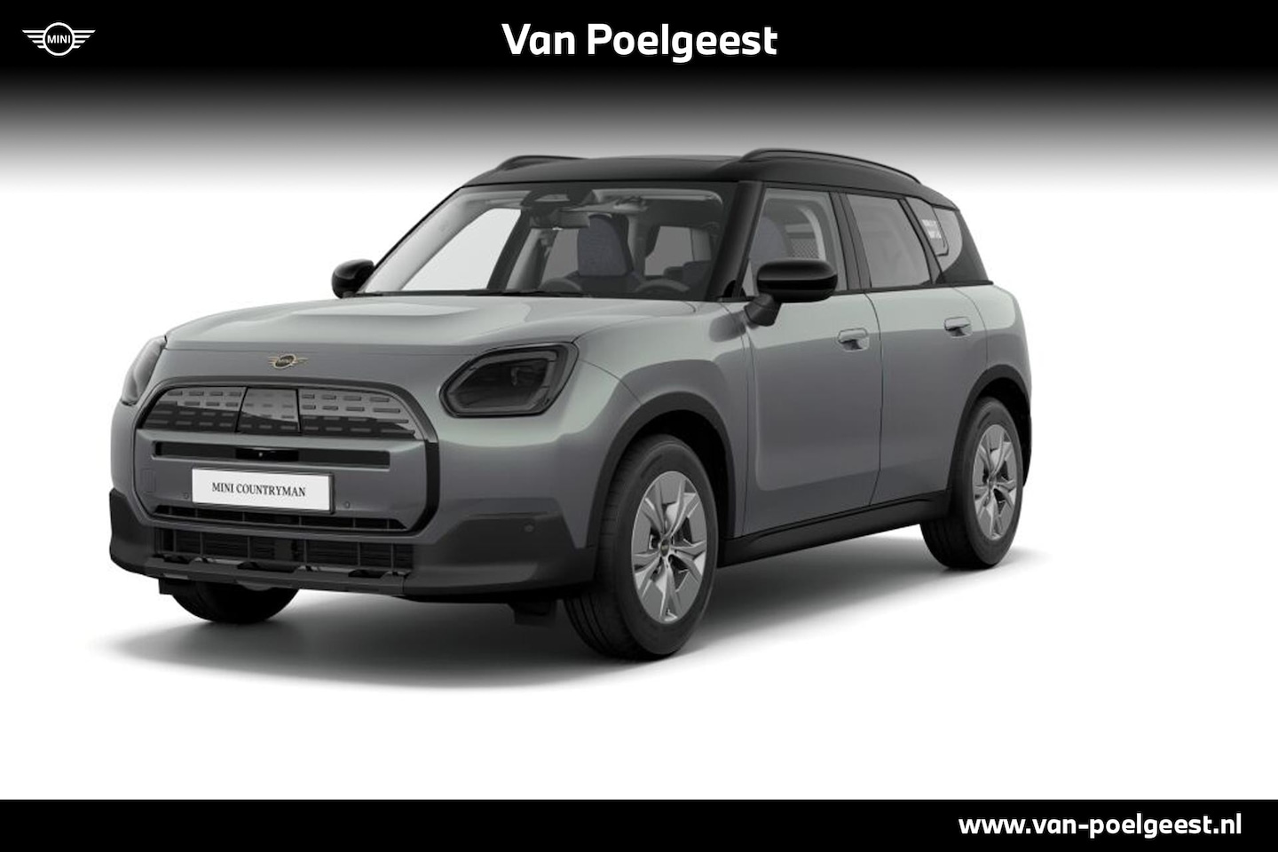 MINI Countryman - Electric E Classic M 66.5 kWh | Pakket M | Dak en spiegelkappen in Jetblack - AutoWereld.nl