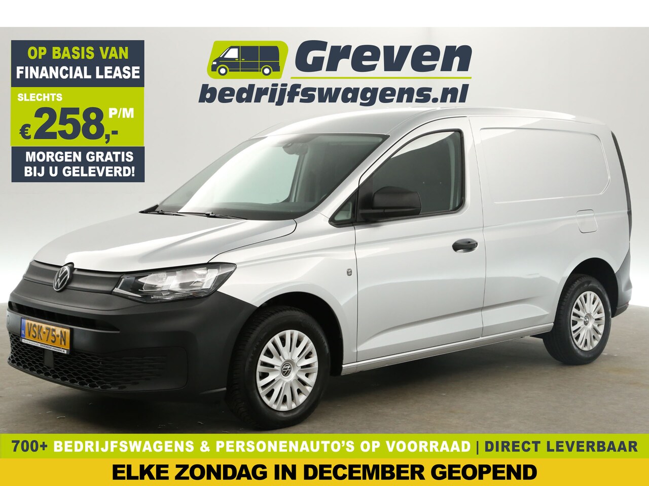 Volkswagen Caddy - 2.0 TDI L1H1 Clima Cruise Carplay Parkeersensoren Elektrpakket Trekhaak - AutoWereld.nl