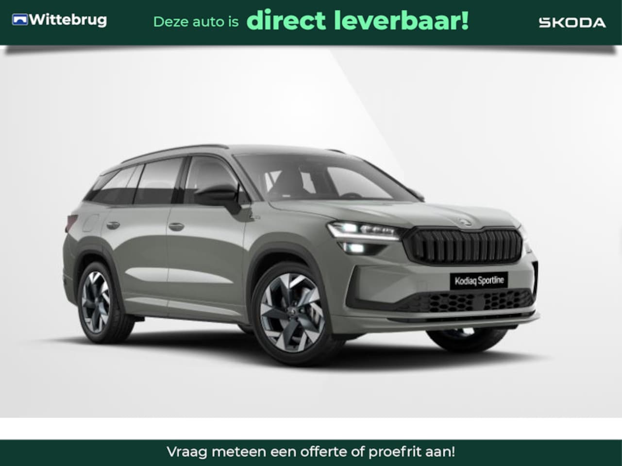 Skoda Kodiaq - 1.5 TSI MHEV Sportline Business 7p Derde zitrij / trekhaak/ Light & View - AutoWereld.nl