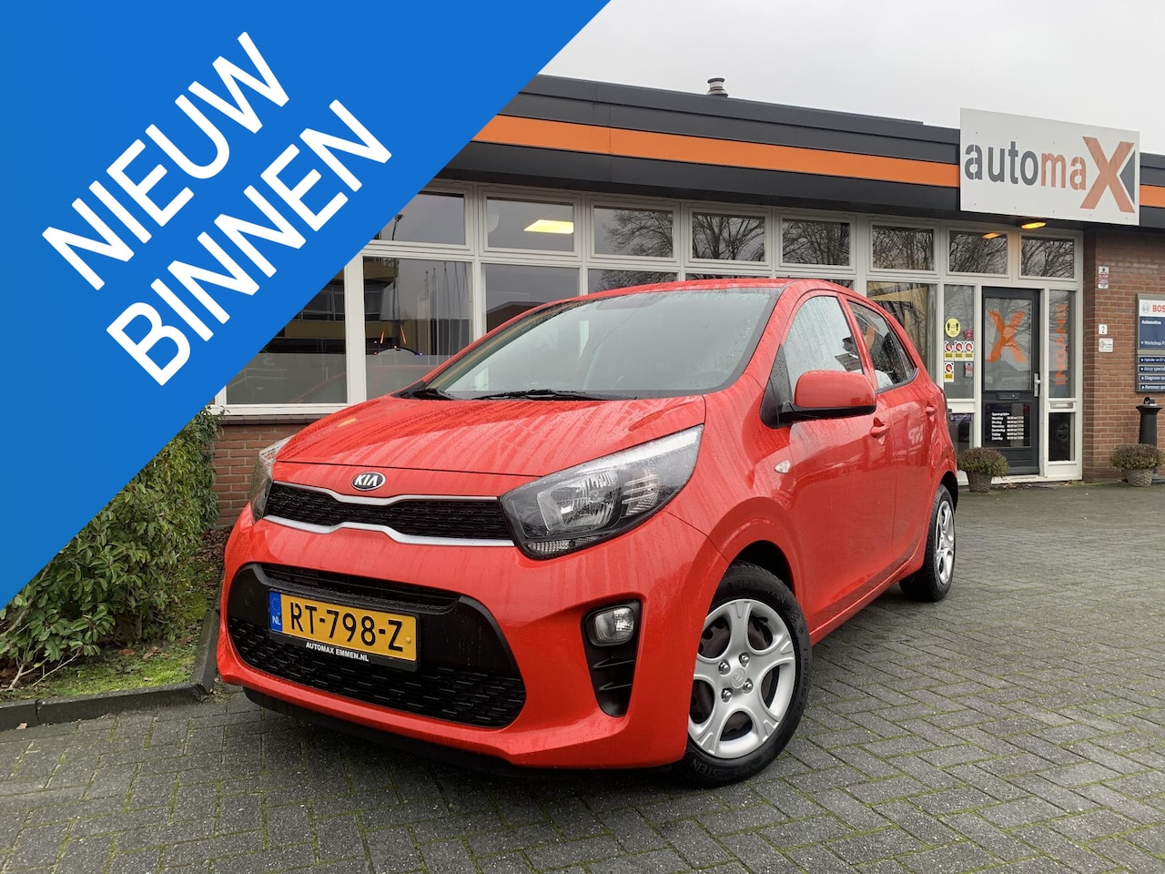 Kia Picanto - 1.0 CVVT EconomyPlusLine |Bleutooth!|Airco!| - AutoWereld.nl