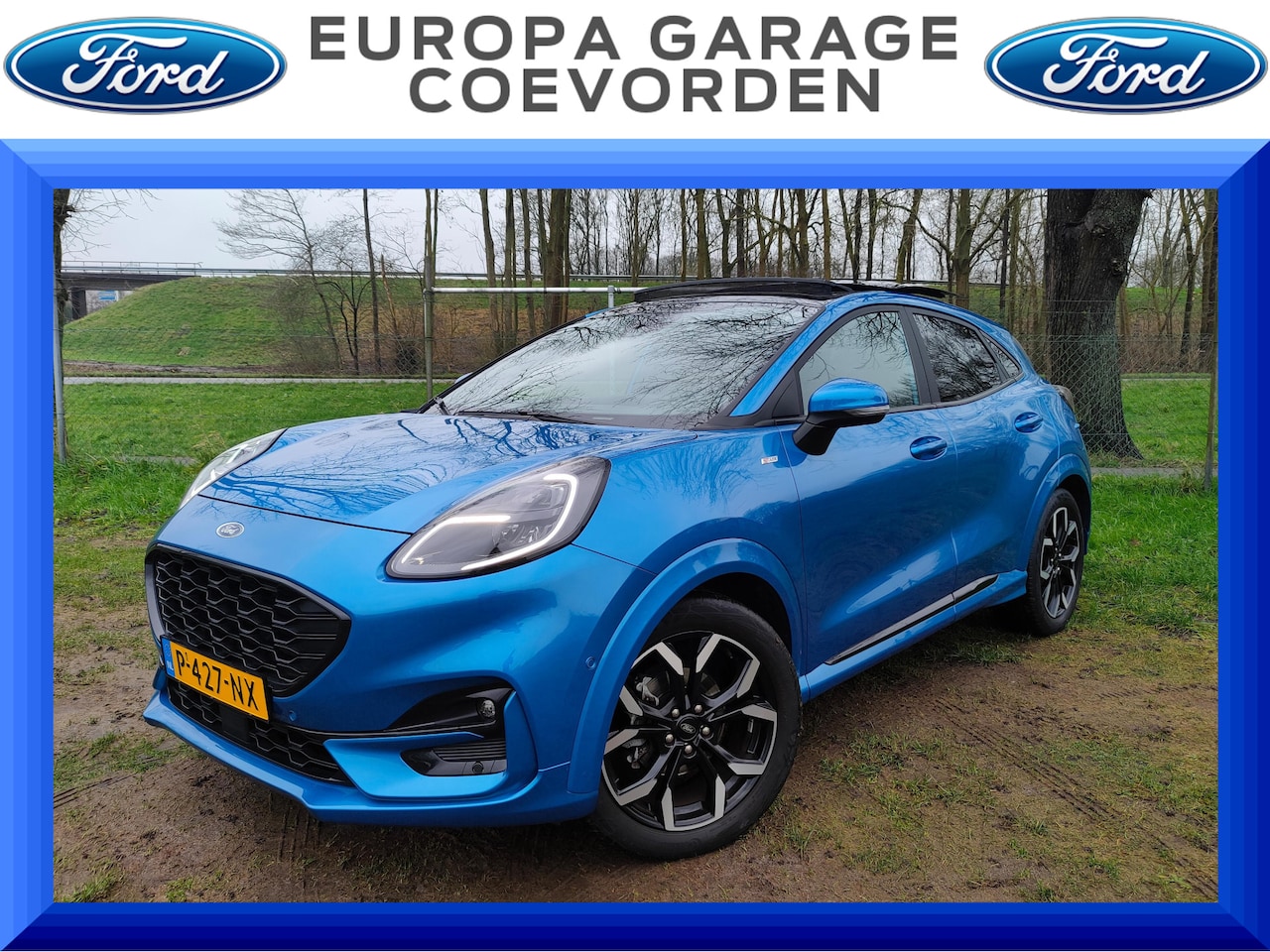 Ford Puma - 1.0 Hybrid 125PK ST-Line X First Edition | SCHUIF/KANTEL DAK | ADAP. CRUISE | DODE-HOEK | - AutoWereld.nl