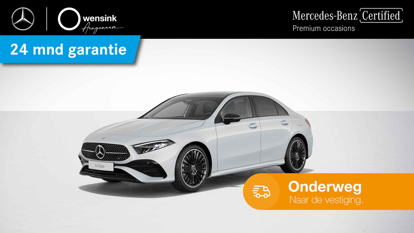 Mercedes-Benz A-klasse - 250 e AMG Line | Night | Distronic | Panoramadak | Keyless | Stoelverwarming | Achteruirij - AutoWereld.nl