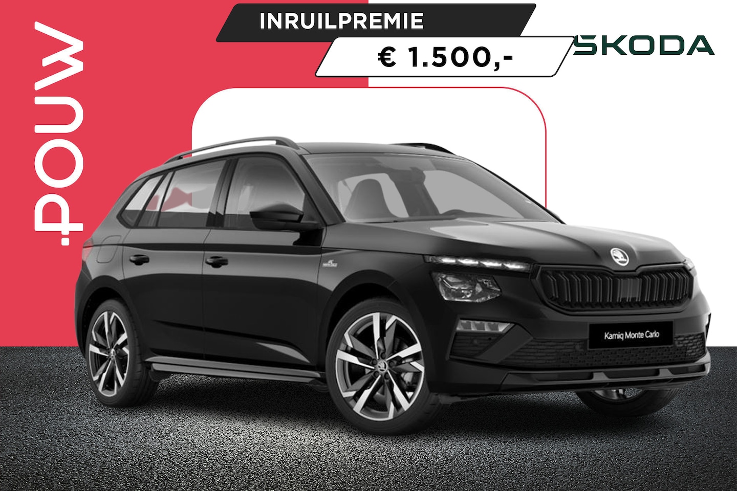 Skoda Kamiq - 1.0 TSI 115pk DSG Monte Carlo | 18" Velgen | Stoelverwarming - AutoWereld.nl