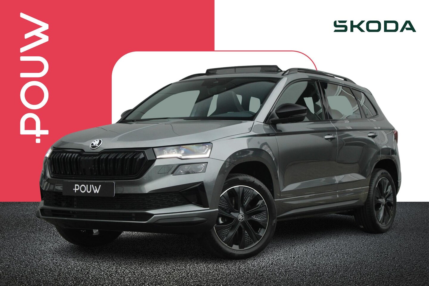 Skoda Karoq - 1.5 TSI 150pk ACT Sportline Business | Panoramadak | Trekhaak Wegklapbaar - AutoWereld.nl