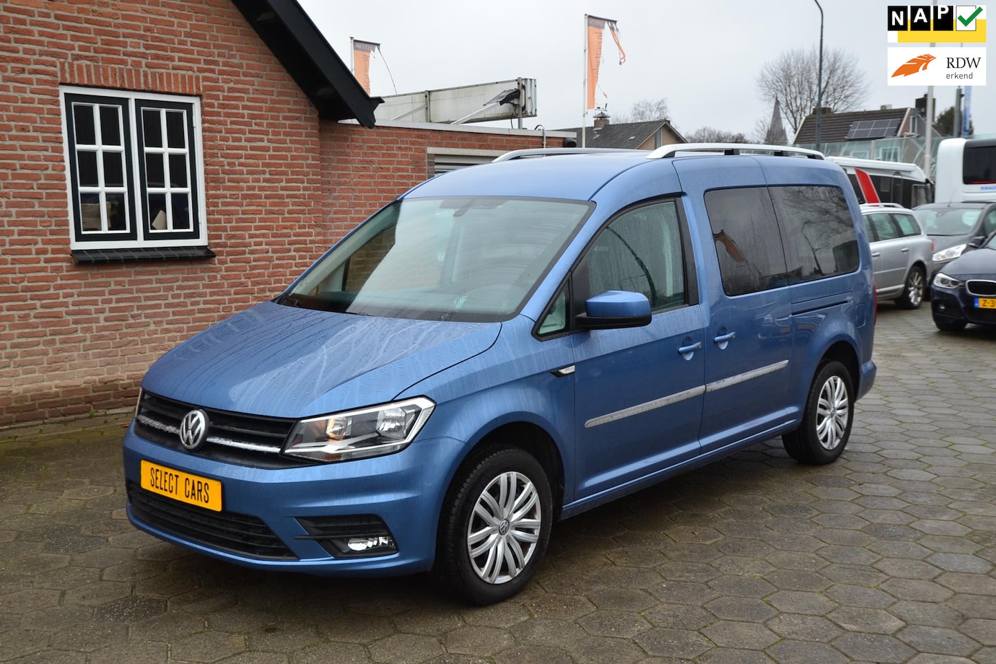 Volkswagen Caddy - 1.4 TSI Trendline 7p - Airco -Carplay+Navi - Cruise control - Dakrails - El.Ramen - 80.000 - AutoWereld.nl