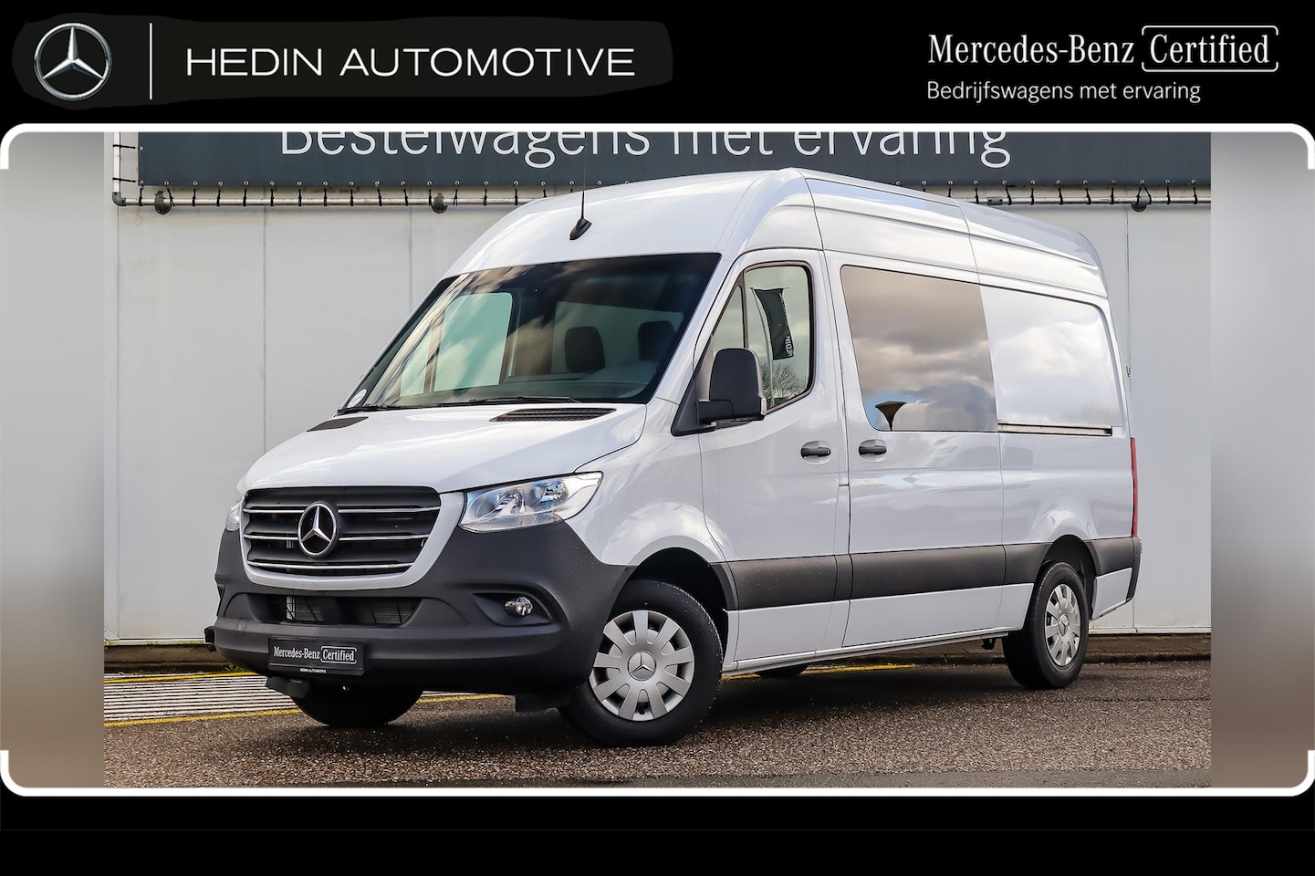 Mercedes-Benz Sprinter - 317 L2/H2 Dubbel Cabine | 6-Persoons | Navigatie | Airco | Camera | Cruise Control - AutoWereld.nl