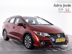 Honda Civic Tourer - 1.8 Elegance | AUTOMAAT | TREKHAAK | ACHTERUITRIJCAMERA | PARKEERSENSOREN | NAVIGATIE | CR