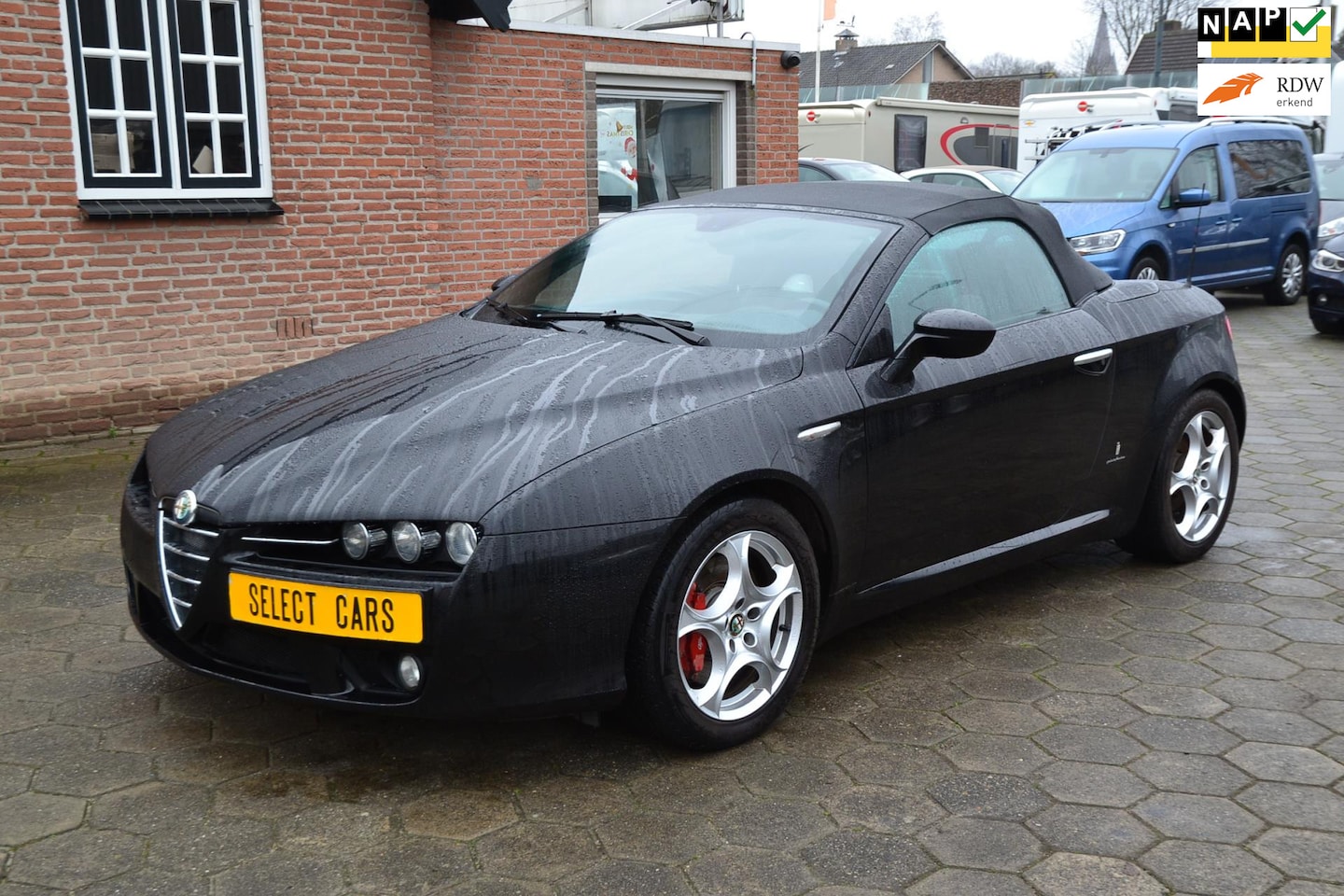 Alfa Romeo Spider - 2.2 JTS Exclusive - Airco - Leer - Navigatie - Lm.Velgen - Cruise control - Parkeersensore - AutoWereld.nl