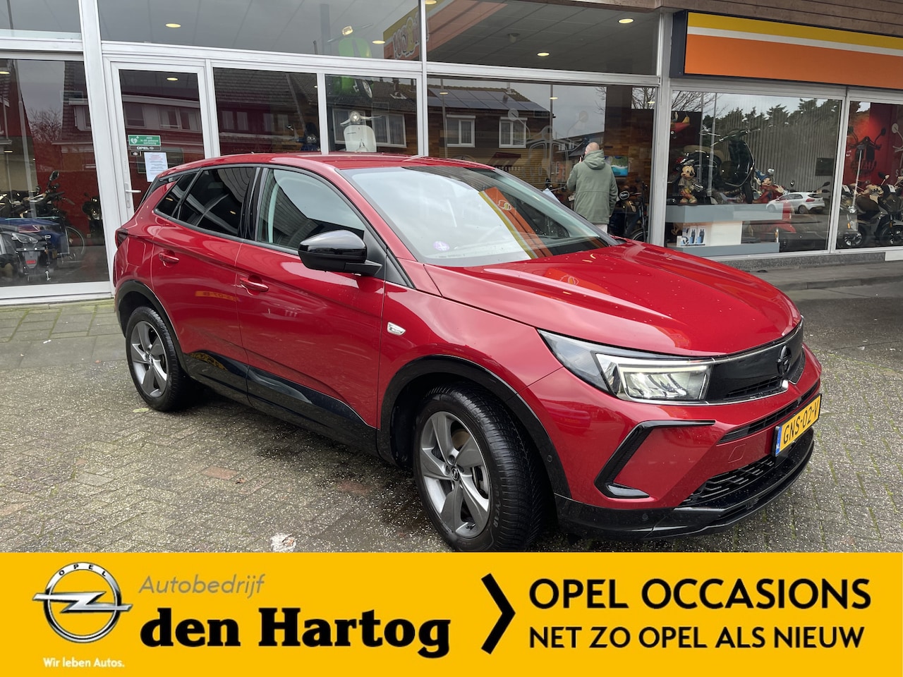 Opel Grandland - 1.6 Turbo Hybrid GS Camera V+A/Zelf inparkeren/Stuuurverwarming. - AutoWereld.nl