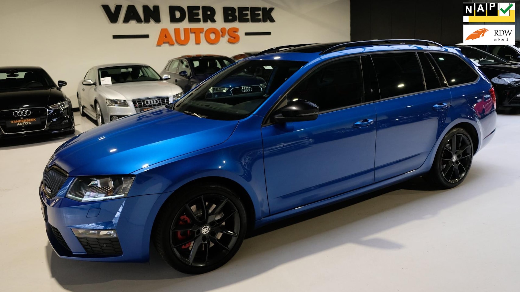 Skoda Octavia Combi - 2.0 TSI RS ACC|NAVI|PANO|Keyless|Vol! - AutoWereld.nl