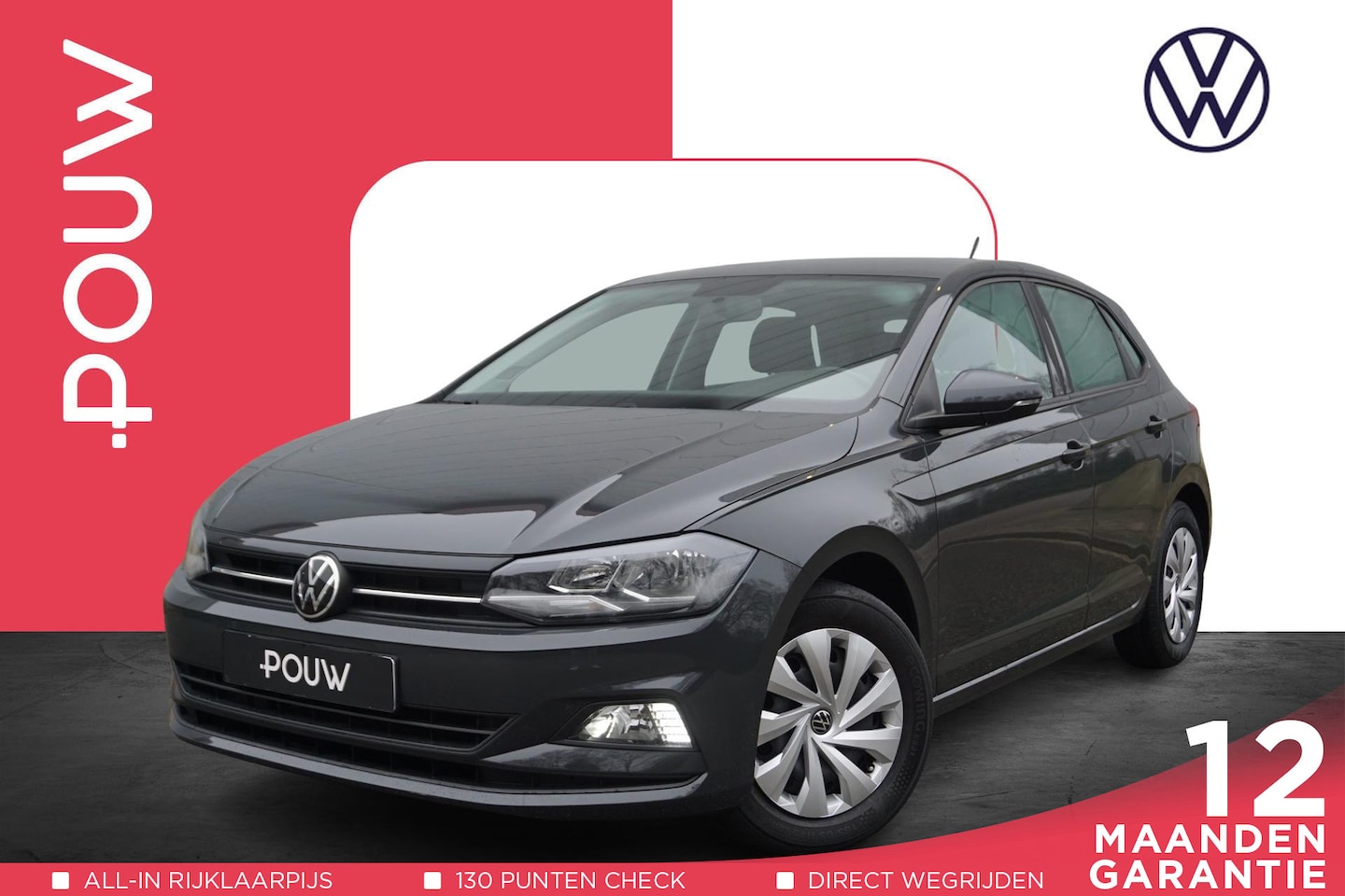 Volkswagen Polo - 1.0 TSI 95pk Comfortline | Apple CarPlay / Android Auto | Adaptive Cruise | Airco - AutoWereld.nl