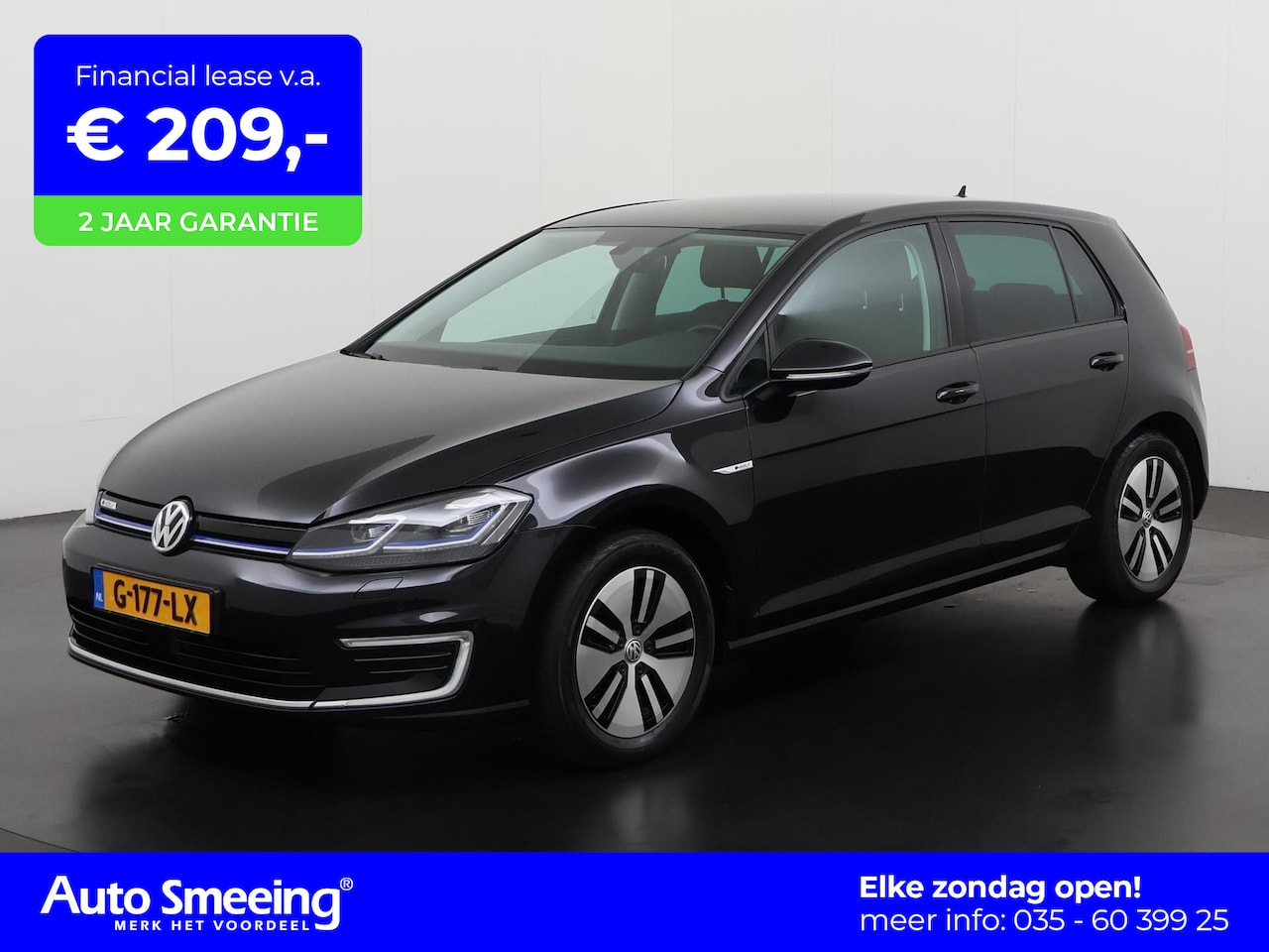 Volkswagen e-Golf - | Active Info Display | Warmtepomp | Leder | Camera | Zondag Open! - AutoWereld.nl