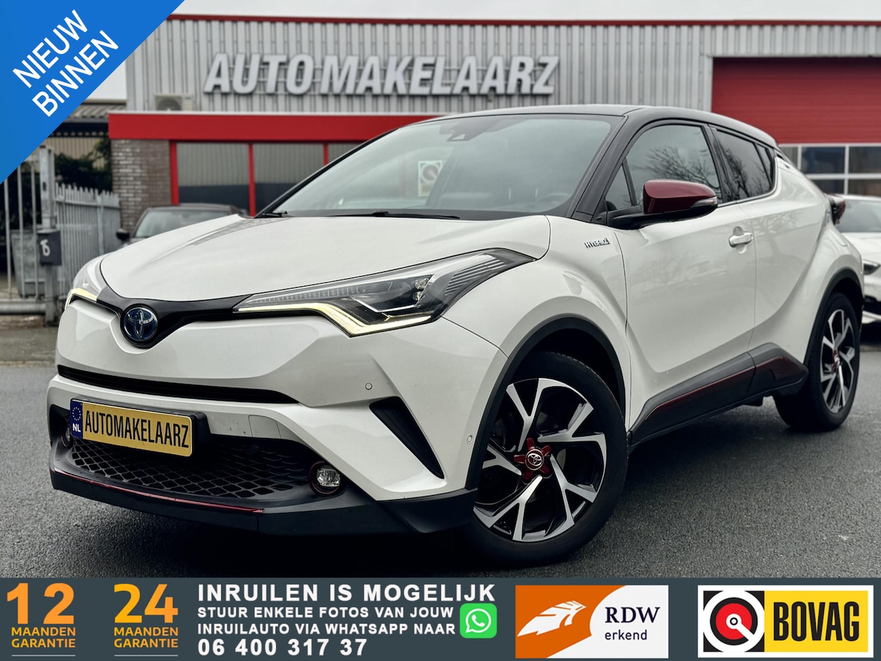 Toyota C-HR - 1.8 Hybrid Dynamic Bi-tone | UNIEK EXEMPLAAR - AutoWereld.nl