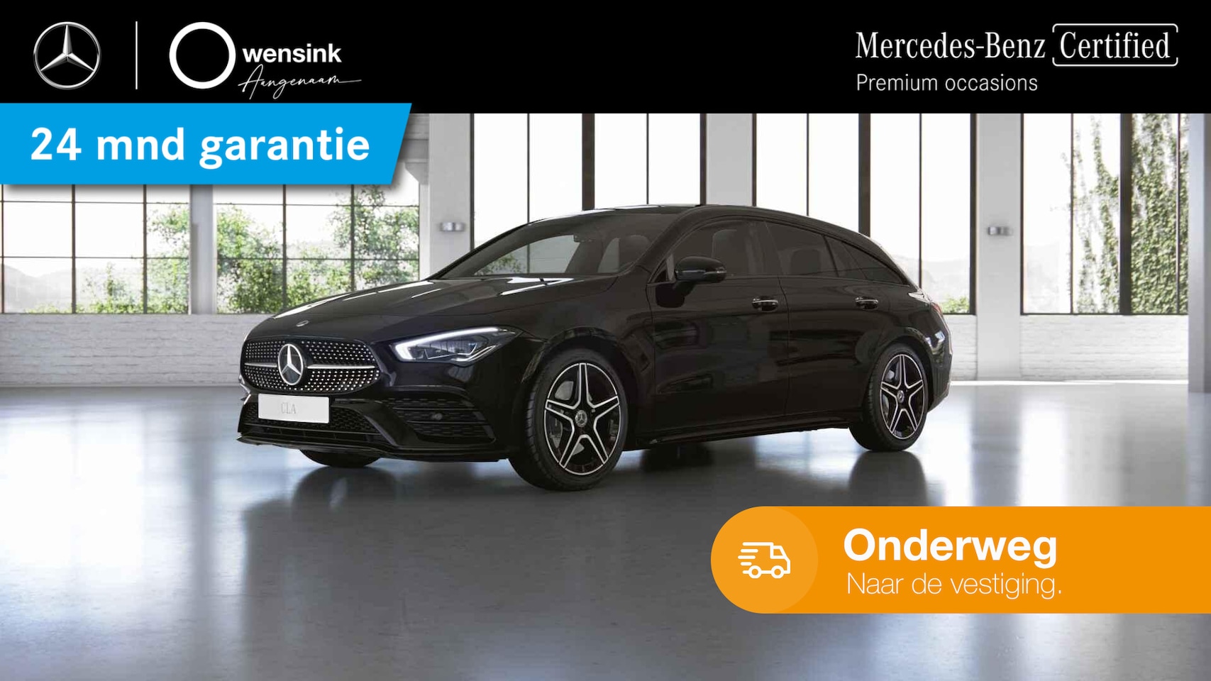 Mercedes-Benz CLA-klasse Shooting Brake - 250 e Business Solution AMG Limited | Panoramadak | Night | Sfeerverlichting | Stoelverwar - AutoWereld.nl