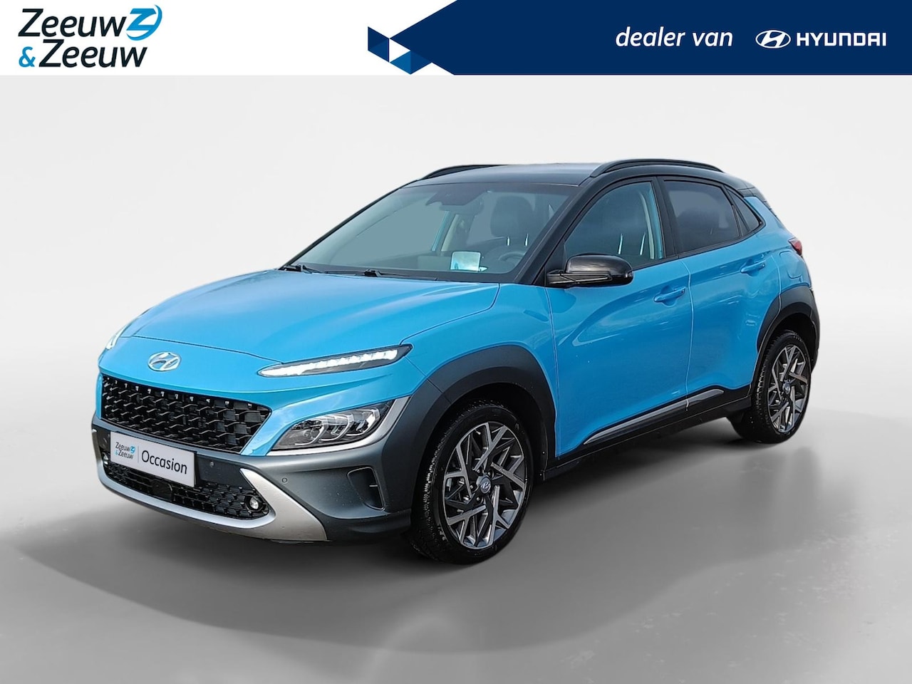 Hyundai Kona - 1.6 GDI HEV Premium 37.000KM | 1e eigenaar | Trekhaak - AutoWereld.nl