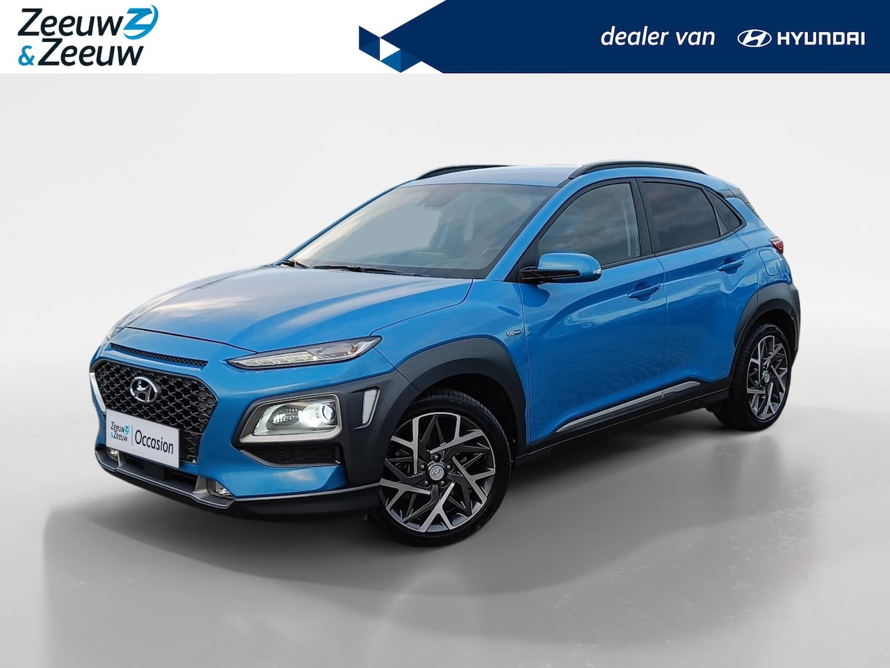 Hyundai Kona - 1.6 GDI HEV Premium ZEER NETTE AUTO! | 1e Eigenaar | - AutoWereld.nl