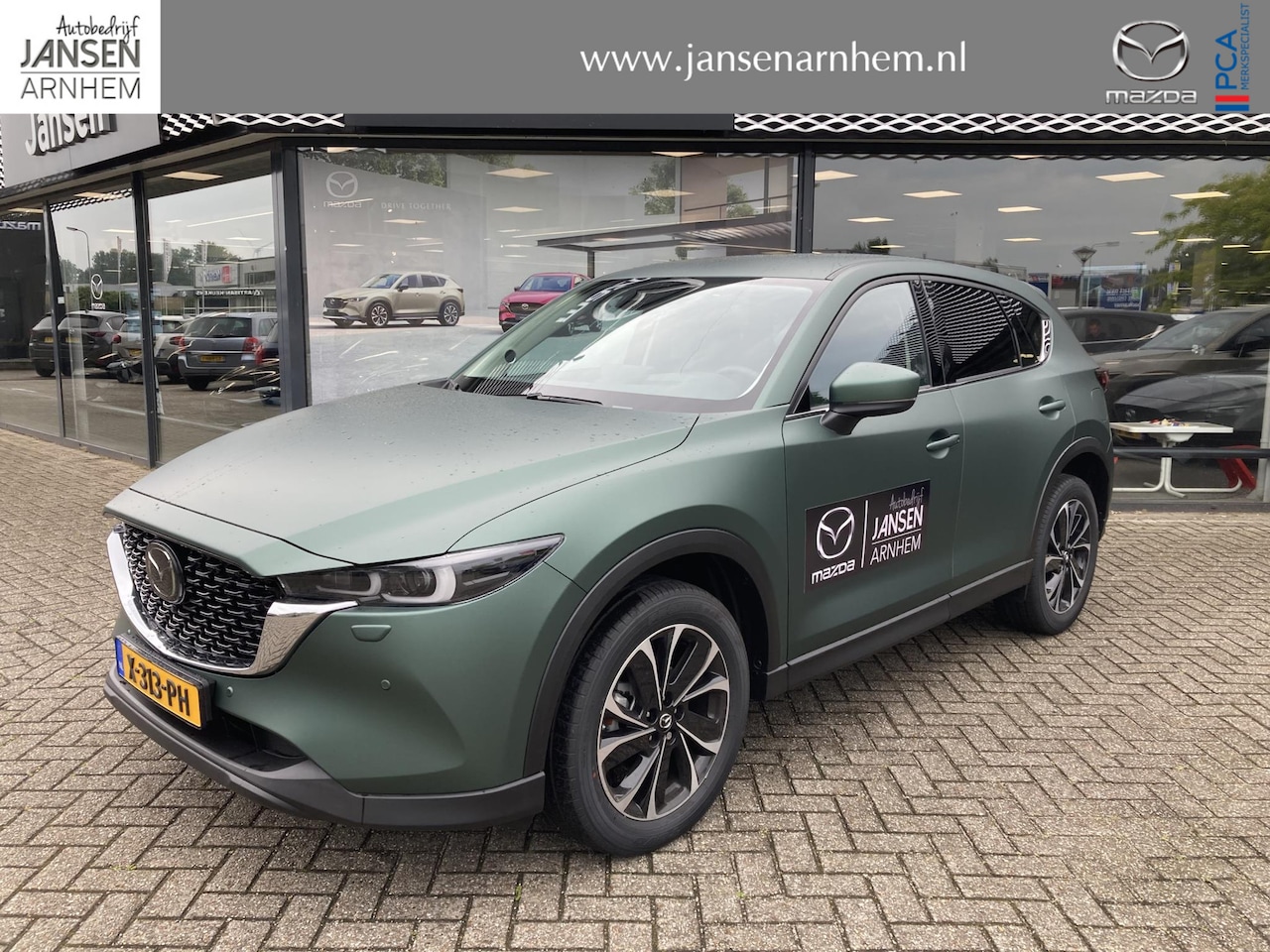 Mazda CX-5 - 2.0 e-SkyActiv-G M Hybrid 165 Exclusive-Line+Com.P , Demovoordeel € 6.840-, Matte Metallic - AutoWereld.nl