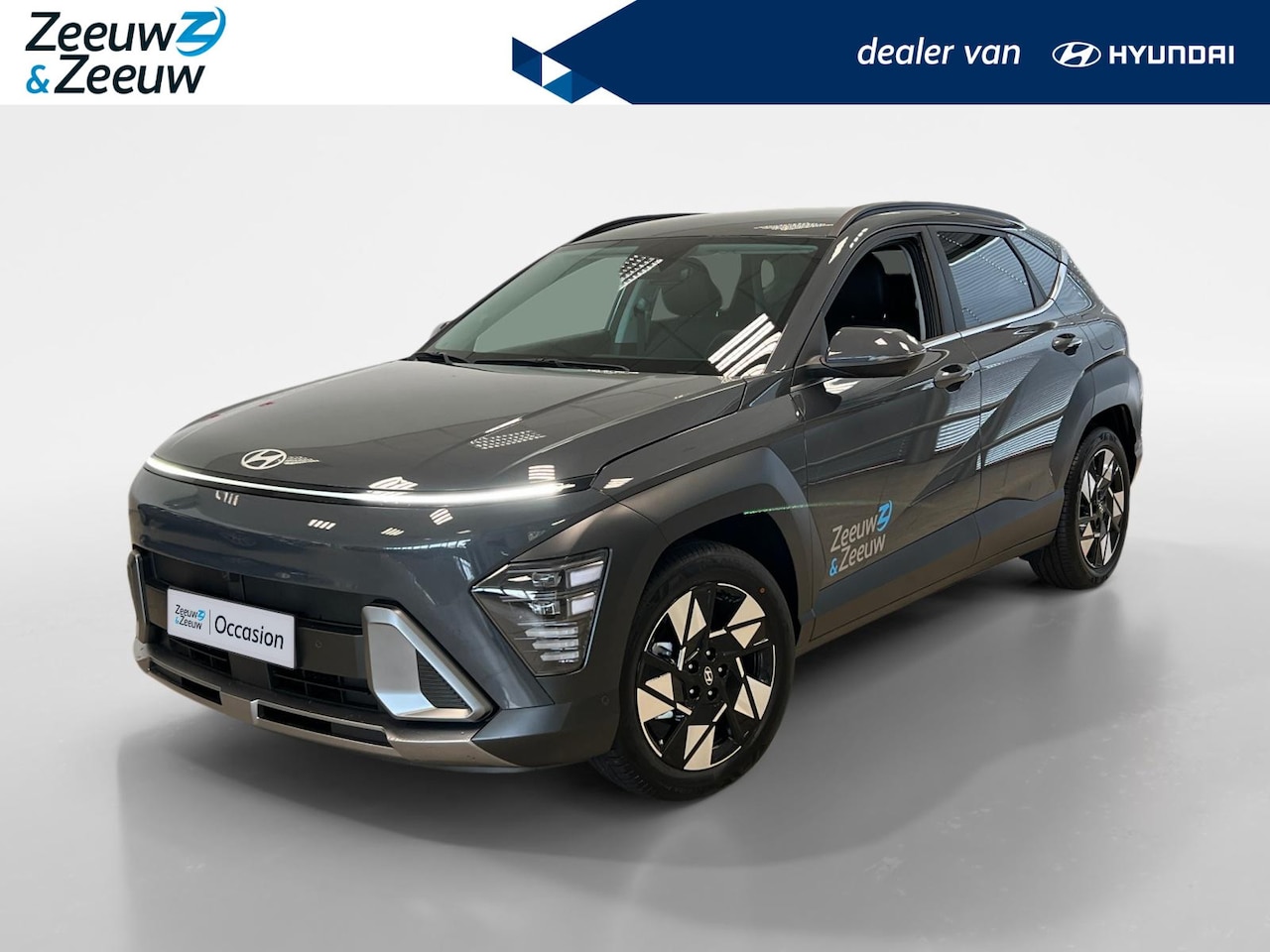 Hyundai Kona - 1.6 HYBRID | PREMIUM | AUTOMAAT | LEDER | NAVI | - AutoWereld.nl