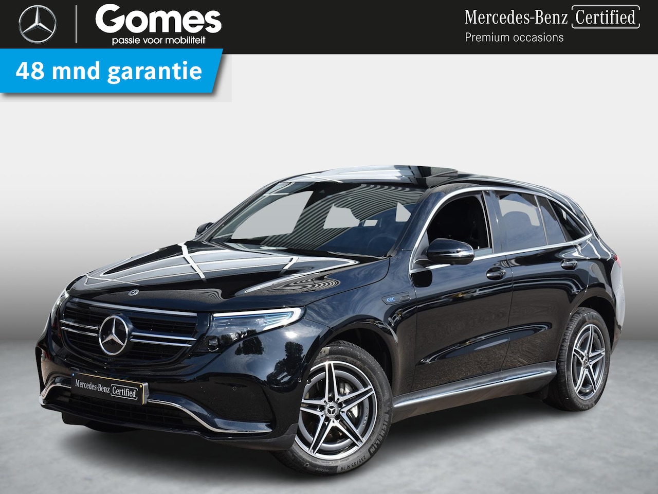 Mercedes-Benz EQC - 400 4MATIC | Distronic | Schuifdak | AMG |Trekhaak . - AutoWereld.nl