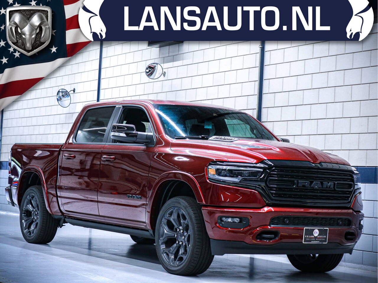 Dodge Ram 1500 - Crew Cab Limited Night Edition 12" | Luchtvering| Head-up - AutoWereld.nl