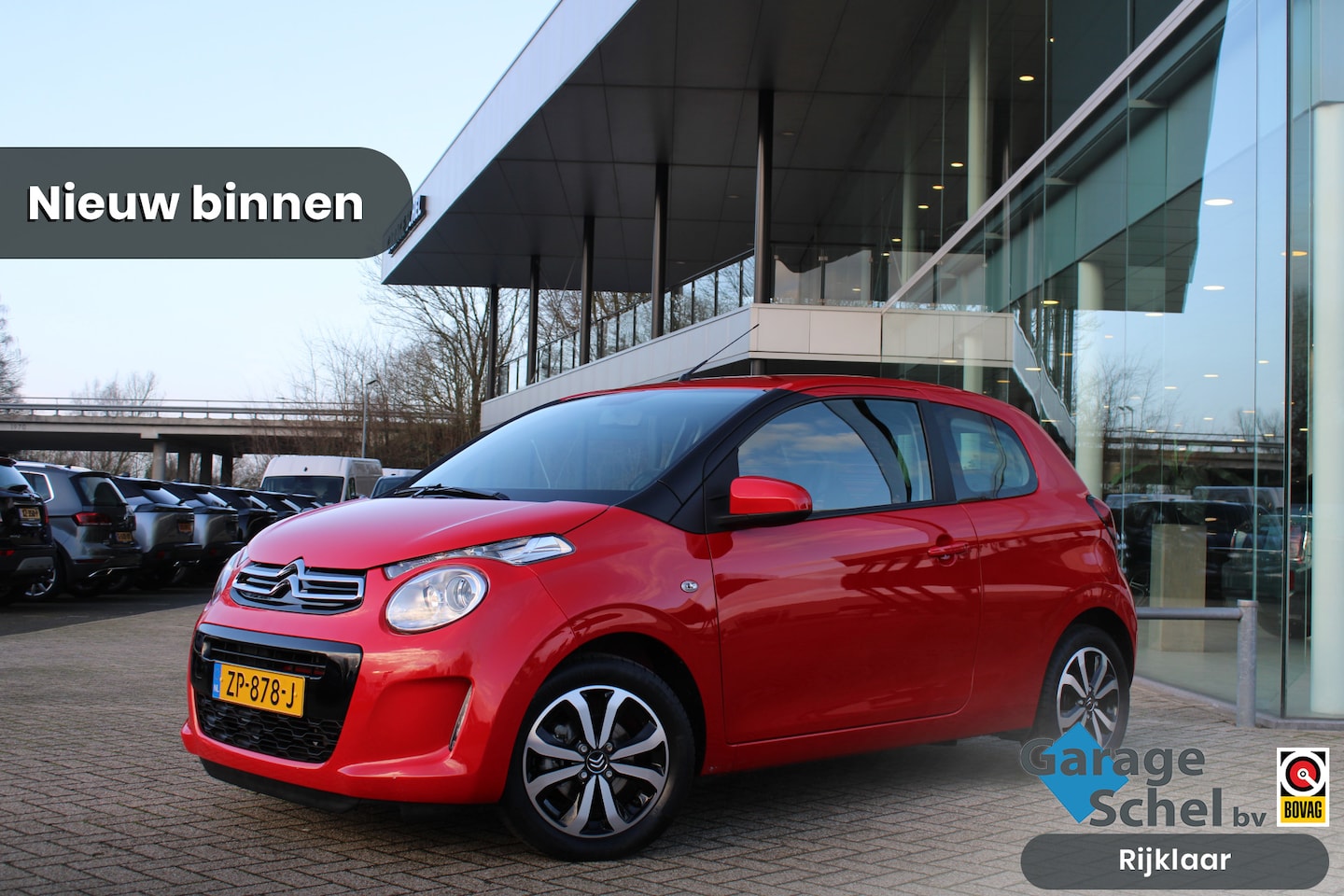 Citroën C1 - 1.0 VTi Shine 72pk - Airco - Touchscreen - Camera - Armsteun - Rijklaar - AutoWereld.nl