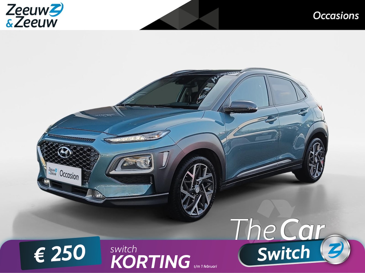 Hyundai Kona - 1.6 GDI HEV Fashion Navigatiesysteem | Stoelverwarming | Parkeercamera - AutoWereld.nl