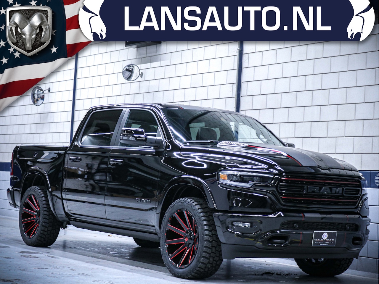 Dodge Ram 1500 - Crew Cab Limited Night Edition Rambox | Digitale cluster - AutoWereld.nl