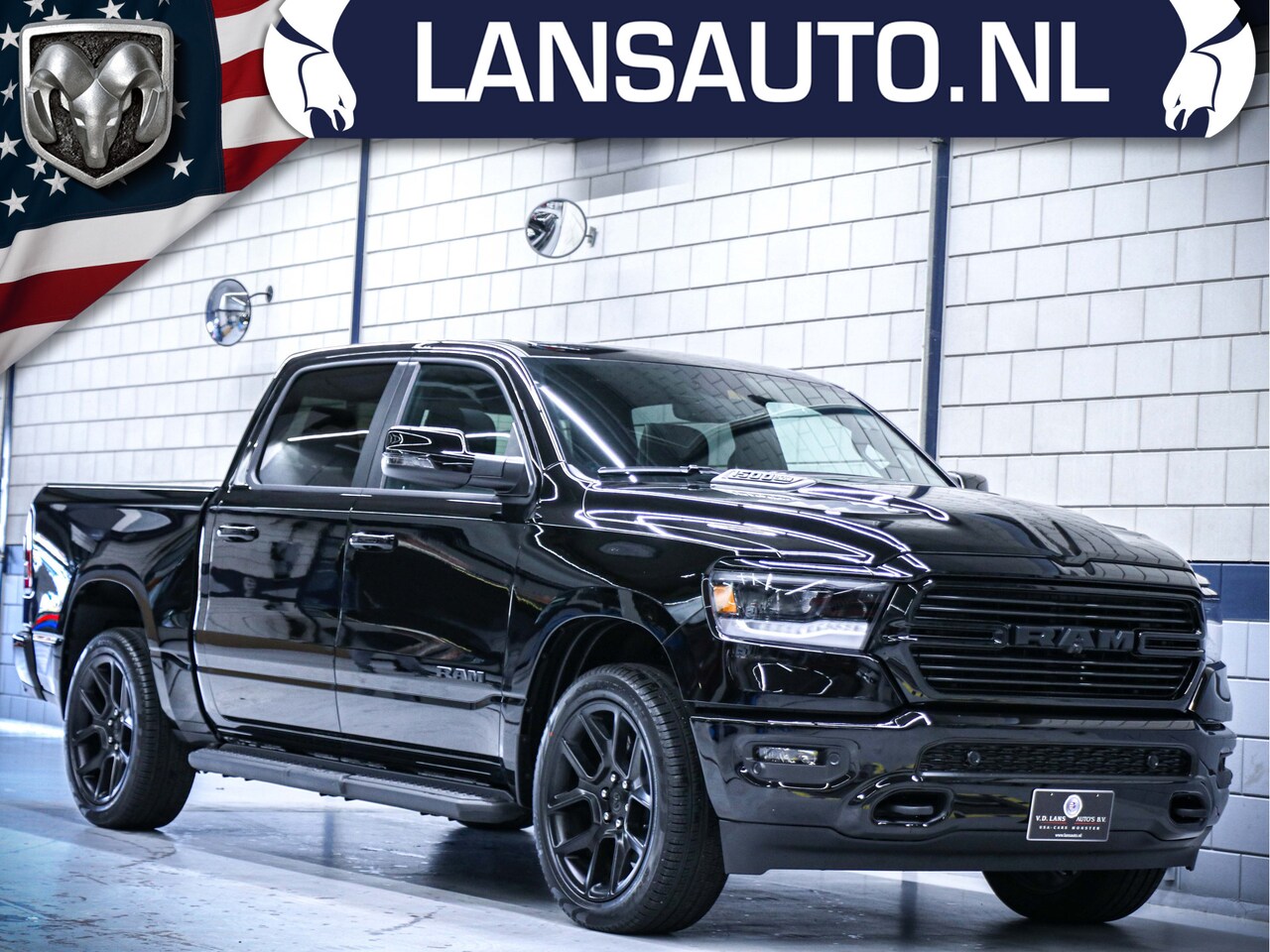 Dodge Ram 1500 - Laramie Night Edition | 5.7L Hemi V8 | 12" Uconnect - AutoWereld.nl