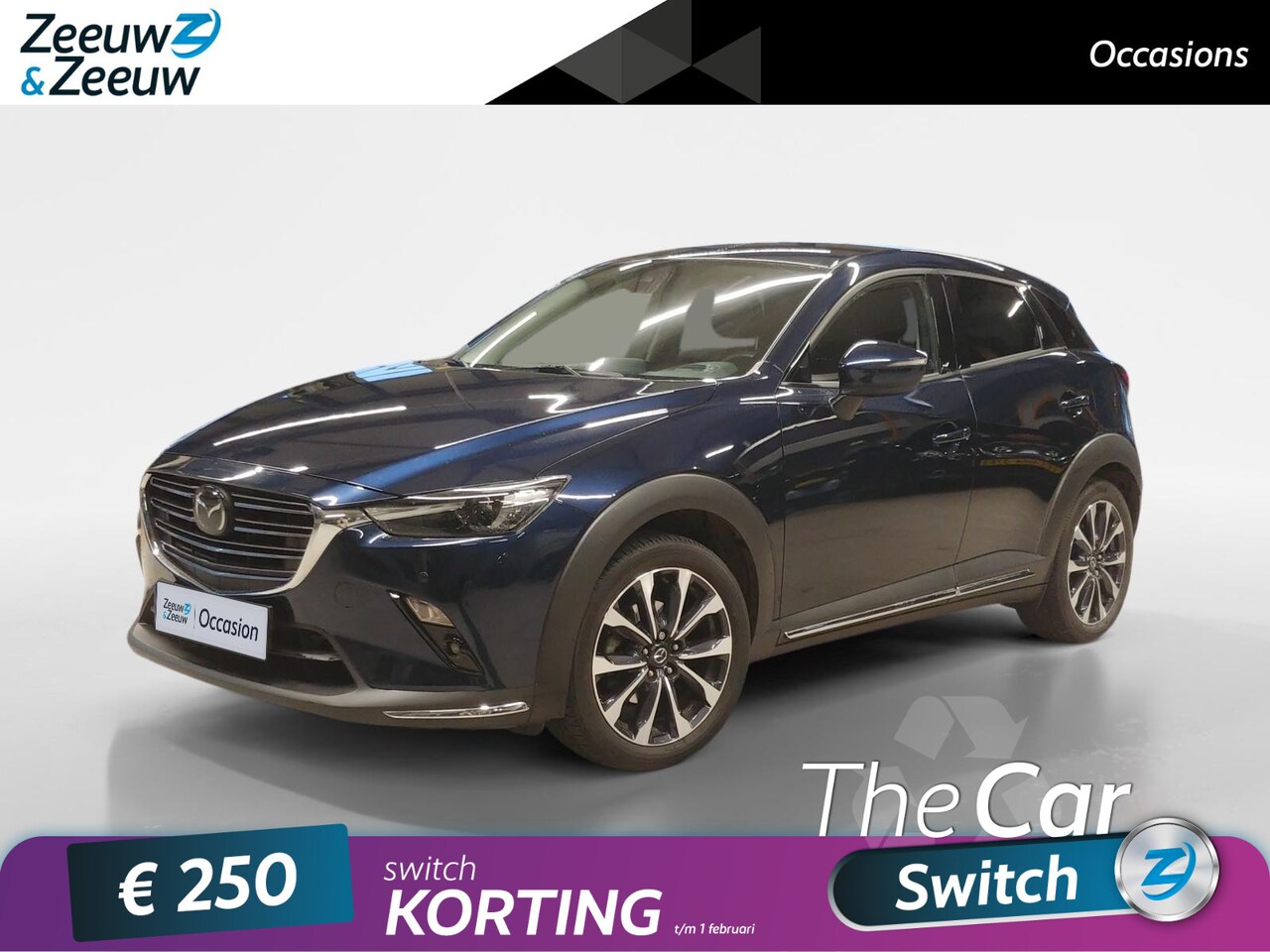 Mazda CX-3 - 2.0 SkyActiv-G 120 GT-M Automaat | Trekhaak | Leer | Bose | - AutoWereld.nl