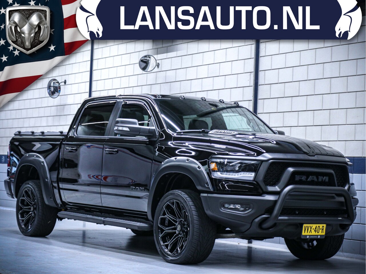 Dodge Ram Pick Up - Rebel Night Custom | Luchtvering | 1500 5.7L V8 Hemi | Crew Cab - AutoWereld.nl