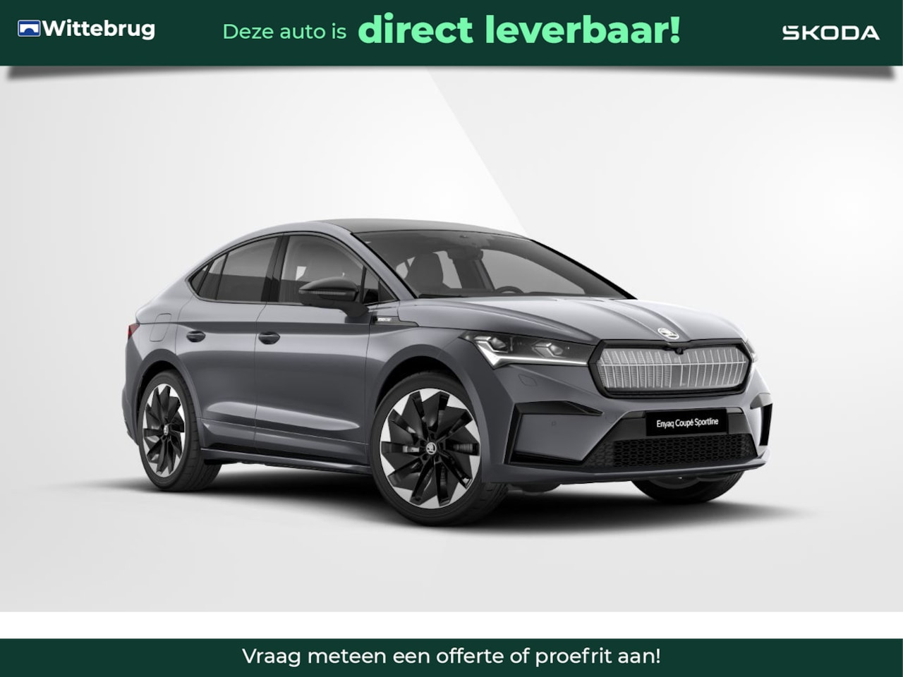 Skoda Enyaq Coupé iV - 85 Sportline, 21 Inch Lichtmetalen velgen, Business Upgrade+ Pakket - AutoWereld.nl