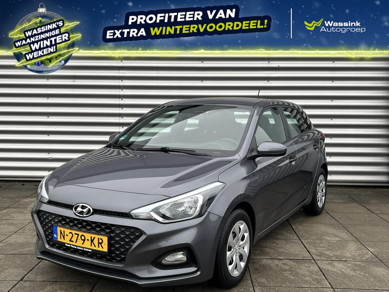 Hyundai i20 - 1.2i HP Blue 84PK 5D i-Motion Comfort | Airco | Bluetooth | Cruise Control - AutoWereld.nl