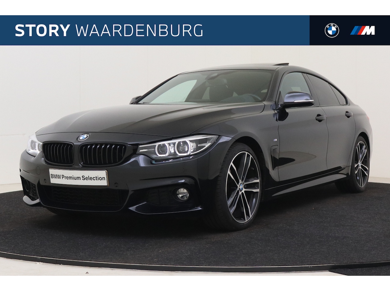 BMW 4-serie Gran Coupé - 420i High Executive M Sport Automaat / Schuif-kanteldak / Achteruitrijcamera / Sportstoele - AutoWereld.nl