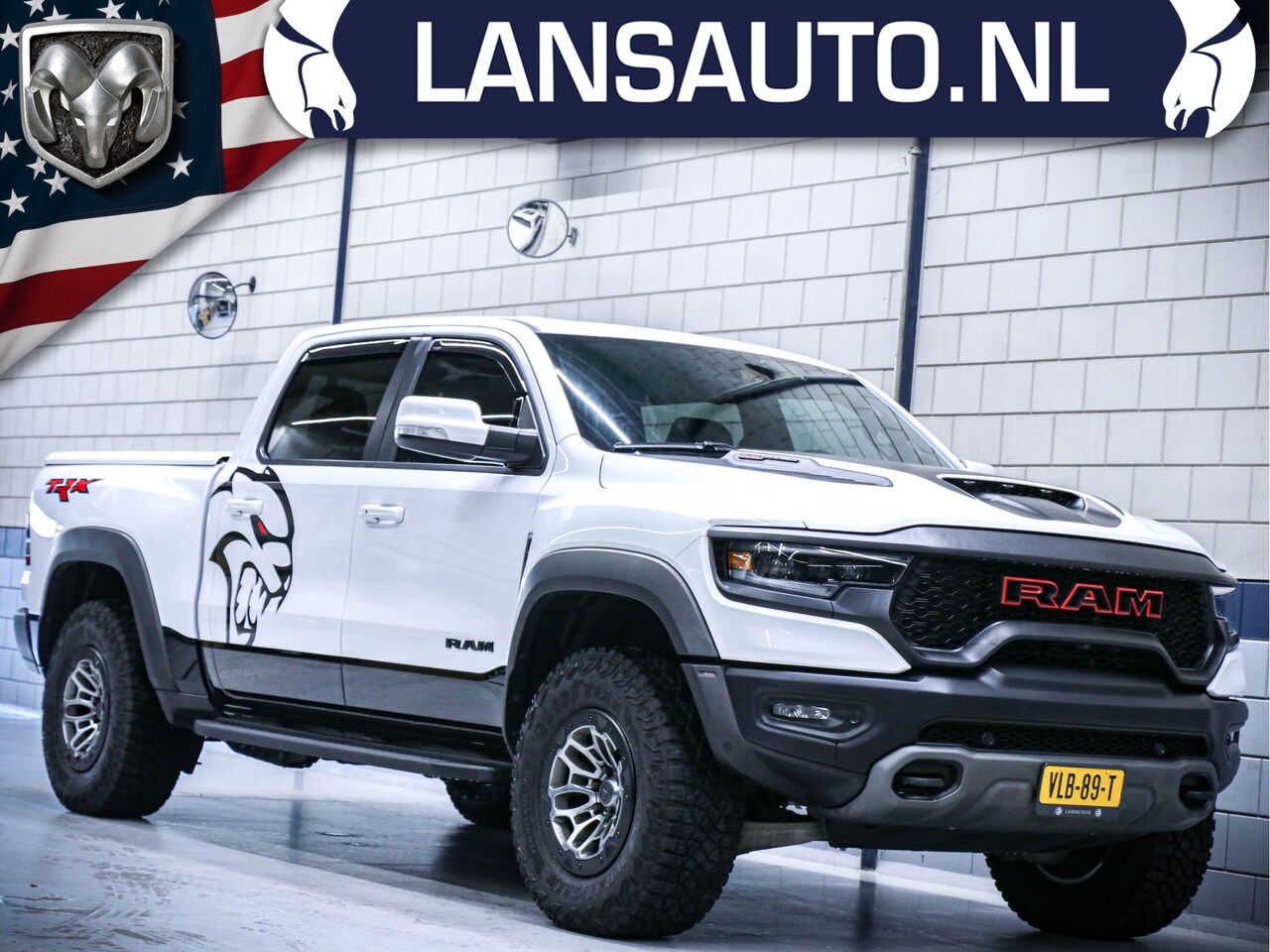 Dodge Ram 1500 - TRX | 6.2L V8 Supercharged | 4x4 Crew Cab | Carbon | Panorama - AutoWereld.nl