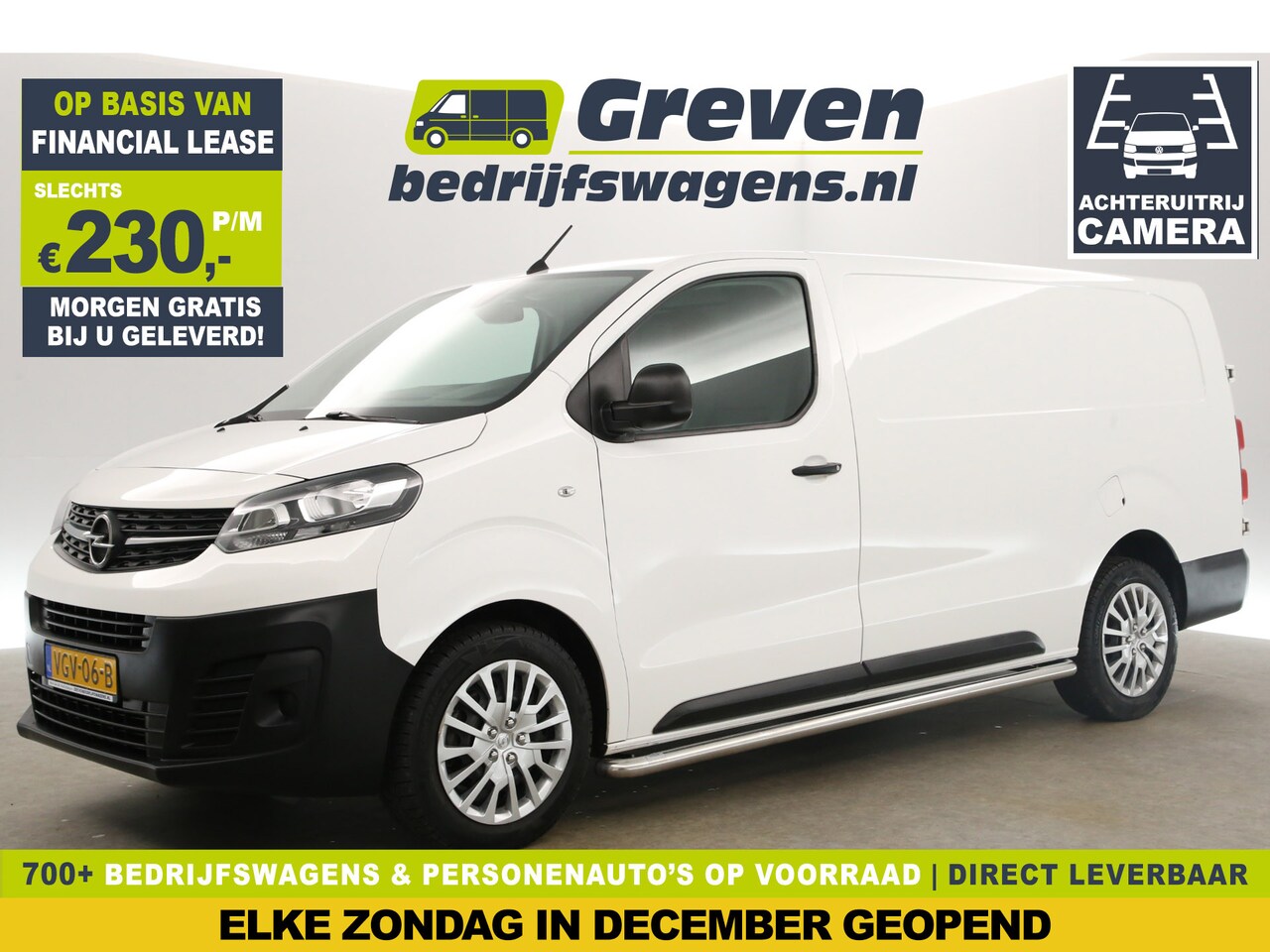 Opel Vivaro - 1.5 CDTI L3H1 Airco Cruise Camera PDC 3 Persoons Elektrpakket Sidebars - AutoWereld.nl