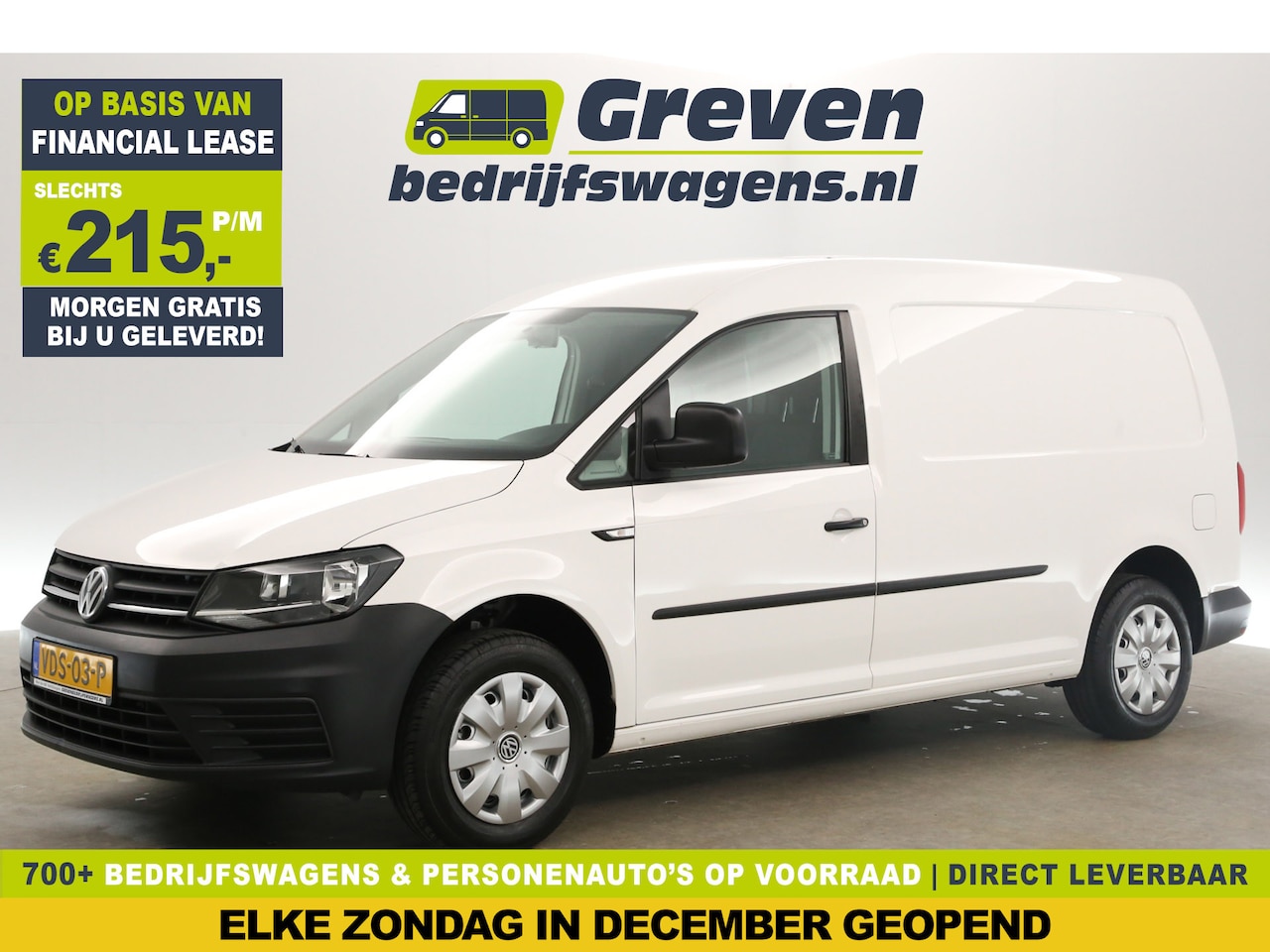 Volkswagen Caddy Maxi - 2.0 TDI L2H1 Airco Navigatie Parkeersensoren Elektrpakket Schuifdeur - AutoWereld.nl